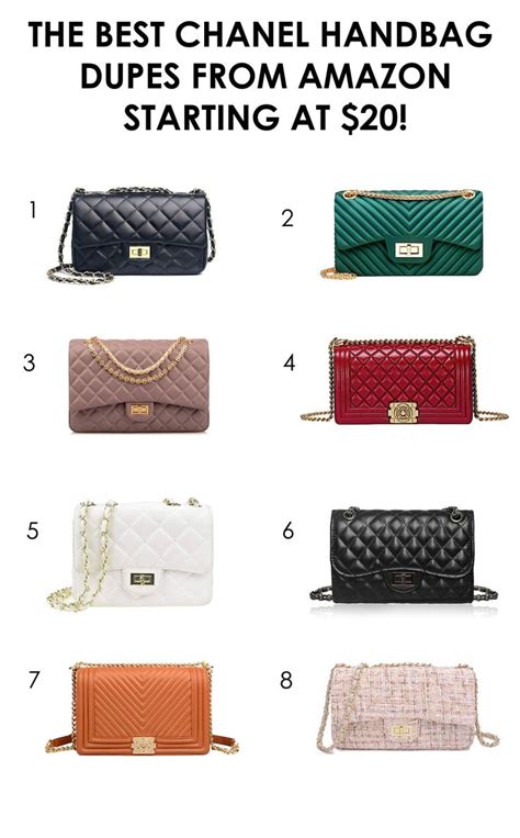 amazon prime chanel purses dupes|chanel dupes shoes.